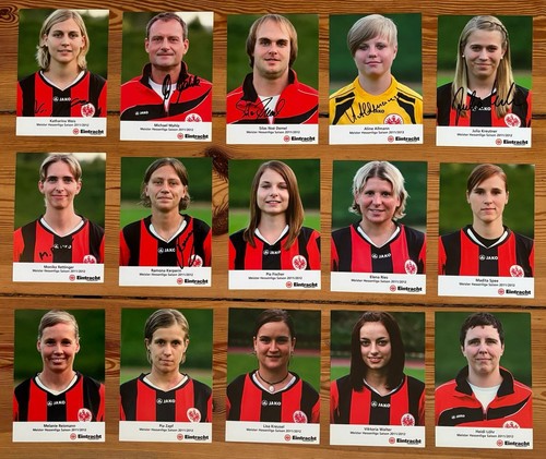 Autogrammkarten eintracht - autogrammkarten,