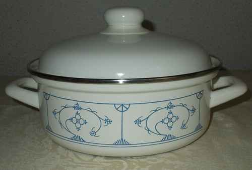 Emaille kochtopf niedrig - ,
