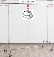 GOLIAT MAXI XXL Kleiderständer Kleiderstange Rollgarderobe Schwerlast 11.14.8