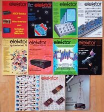 11x Elektor 1978 kompletter Jahrgang Elektronik-Zeitschrift Magazin Hefte IC FM