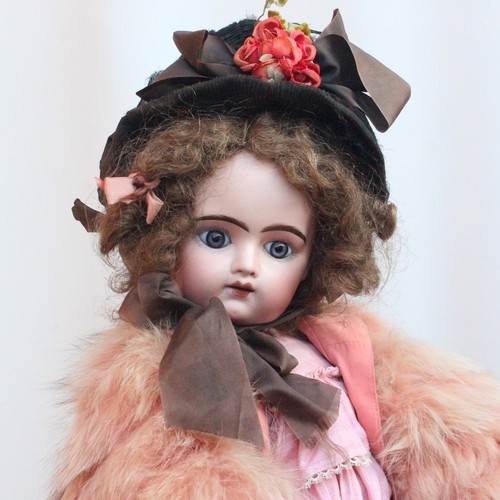 Antik jumeau bru - jumeau, puppenhaube