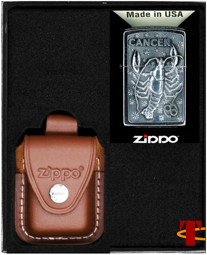 Zippo set sternzeichen krebs - set,