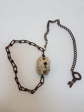 fahrrad schloss kette, altes schloss, antik, Oldtimer