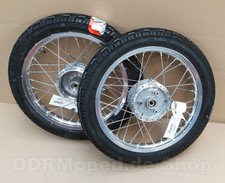Simson 2x Komplettrad 1,6x16