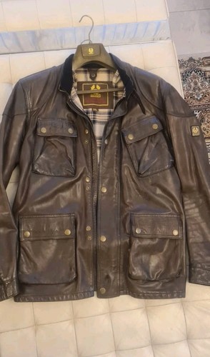 Belstaff leather jacke panther - leather,