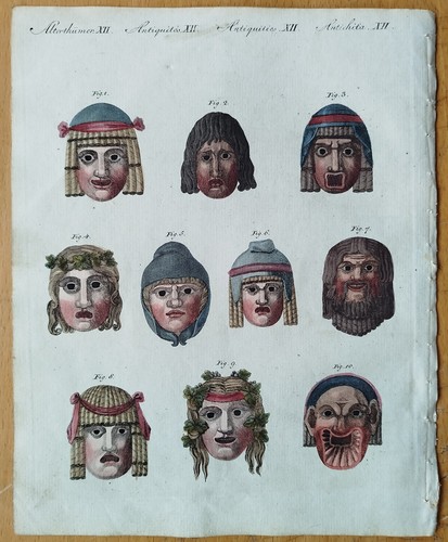 Theater antike masken - theater,