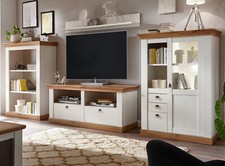 Wohnwand Schrankwand Eiche