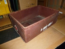 Militaria, Militärkiste ohne Deckel, 58x40x21 cm