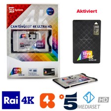 TivuSat Telesystem CI+ Modul CAM 4K ULTRA HD Smartcard aktiviert freigeschalte