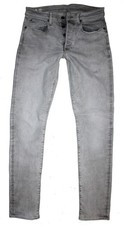 G-Star Herren Jeans Hose 3301 TAPERED Regular Stretch W33 L36 grau gstar raw