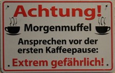 17) Blechschild 19 x 12,5 cm