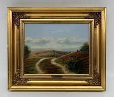 Ölbild Weite Landschaft mit