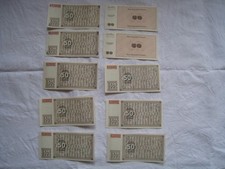 Nixdorf Testbanknoten, selten , kleines Konvolut