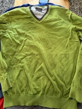 Pullover Herren M Grün Baumwolle  C.Comberti