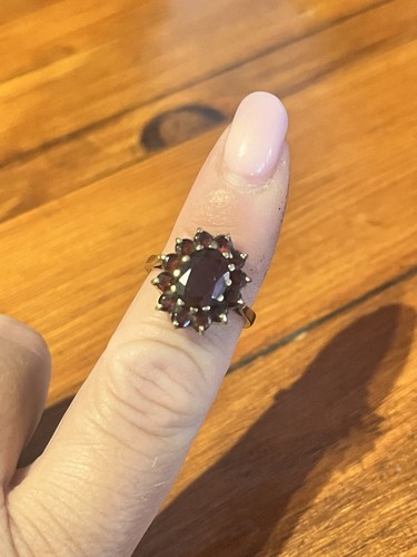 Granatring gold - granatring, kt