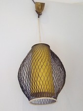 Vintage - seltene- grosse - Deckenlampe um 1950 - Metall - Papier