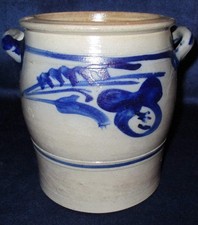 Alter Steingut Schmalztopf