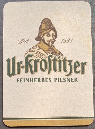 Krostitzer bierdeckel - -,