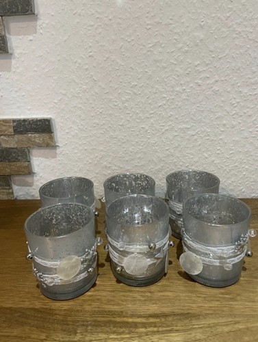 Teelichthalter aus glas - 6×,