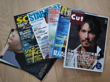 Konvolut japanische Zeitschriften Johnny Depp: Cut, Star Style, Screen, Raodshow