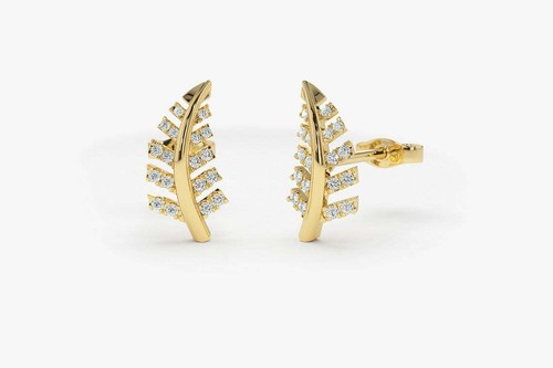 Diamant ohrstecker paar - diamant,