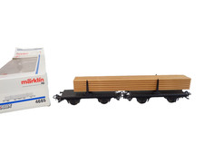 Märklin 4665 langholzwagen - h0,