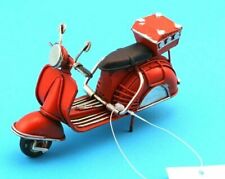 Motorrad Vespa orange Motorcycle Metal Decoration 12 cm - item International