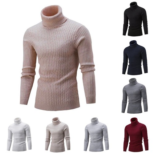 Rollkragen strickpullover - rollkragen,