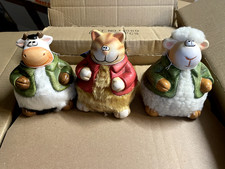 Keramik Deko Tiere 27 St.