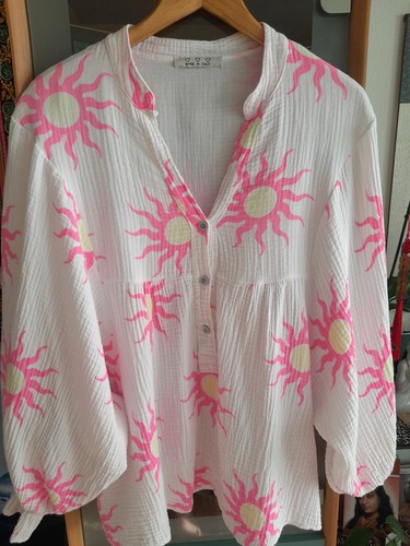 Musselin bluse - musselin,