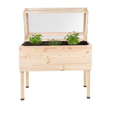 Hochbeet holz mit - mit, deckel