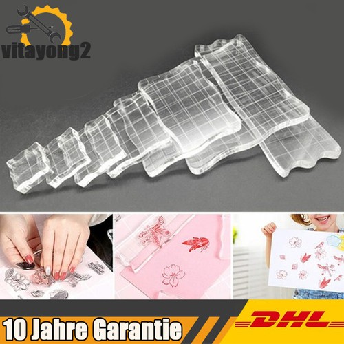 Acryl stempelblock transparent - acryl,