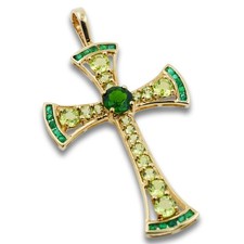 Kreuz Anhänger 333 Gold 8