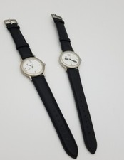 Herren & Damen Uhr - Analog Nummer Armband Uhr Ohne Batterie Lederarmband B-Ware