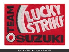 LUCKY STRIKE Aufnäher Patch Motorrad Rennsport SUZUKI Moto GP Racing Team