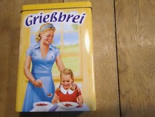 Nostalgie Blechdose, Mondamin Grieß Brei 18,5 cm hoch