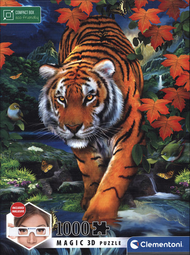 Puzzle tiger auf der - (1000,