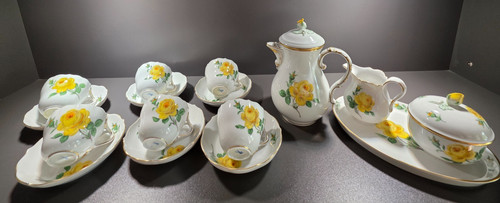 Meissen porzellan dekor gelbe - porzellan,,