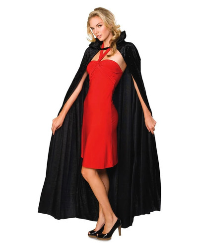 Schwarzes dracula cape aus - schwarzes,
