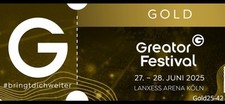 Biete 2x Gold Ticket Für Das GREATOR Festival In Köln  - 150€/ Ticket.