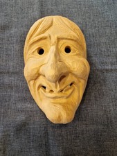 Hexe , Holzmaske