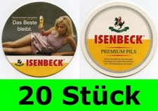 20 Stück Bierdeckel Isenbeck