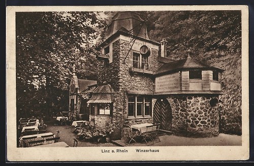 Linz rhein cafe winzerhaus - linz, rhein,