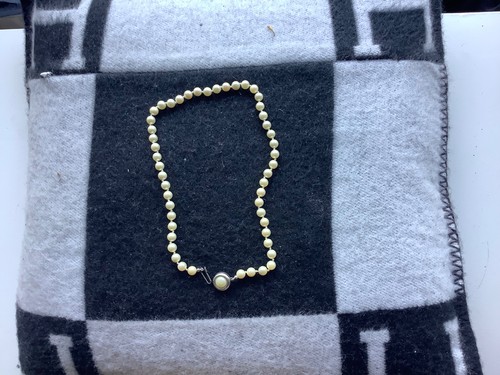 Vintage echte perlenkette - vintage,