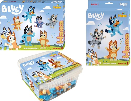 Bluey fuse beads und pegboard - bluey,