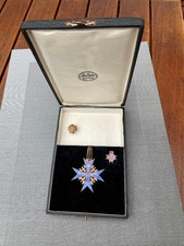 Pour le Merite mit Eichenlaub und Miniatur im Godet Etui