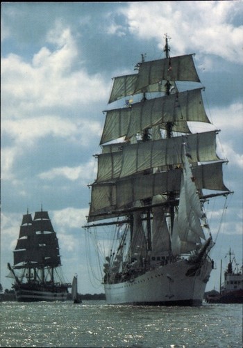 Bremerhaven vollschiffe - ak, bremerhaven,