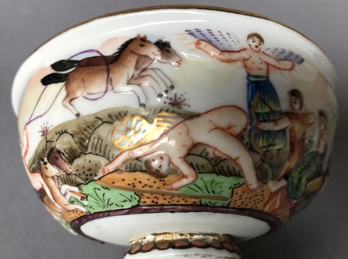 Porzellan pokal becher schale - pokal,