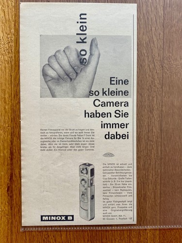 1964 minox camera kamera - 1964, b