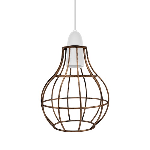 Lampenschirm e27 metallkäfig - e27,